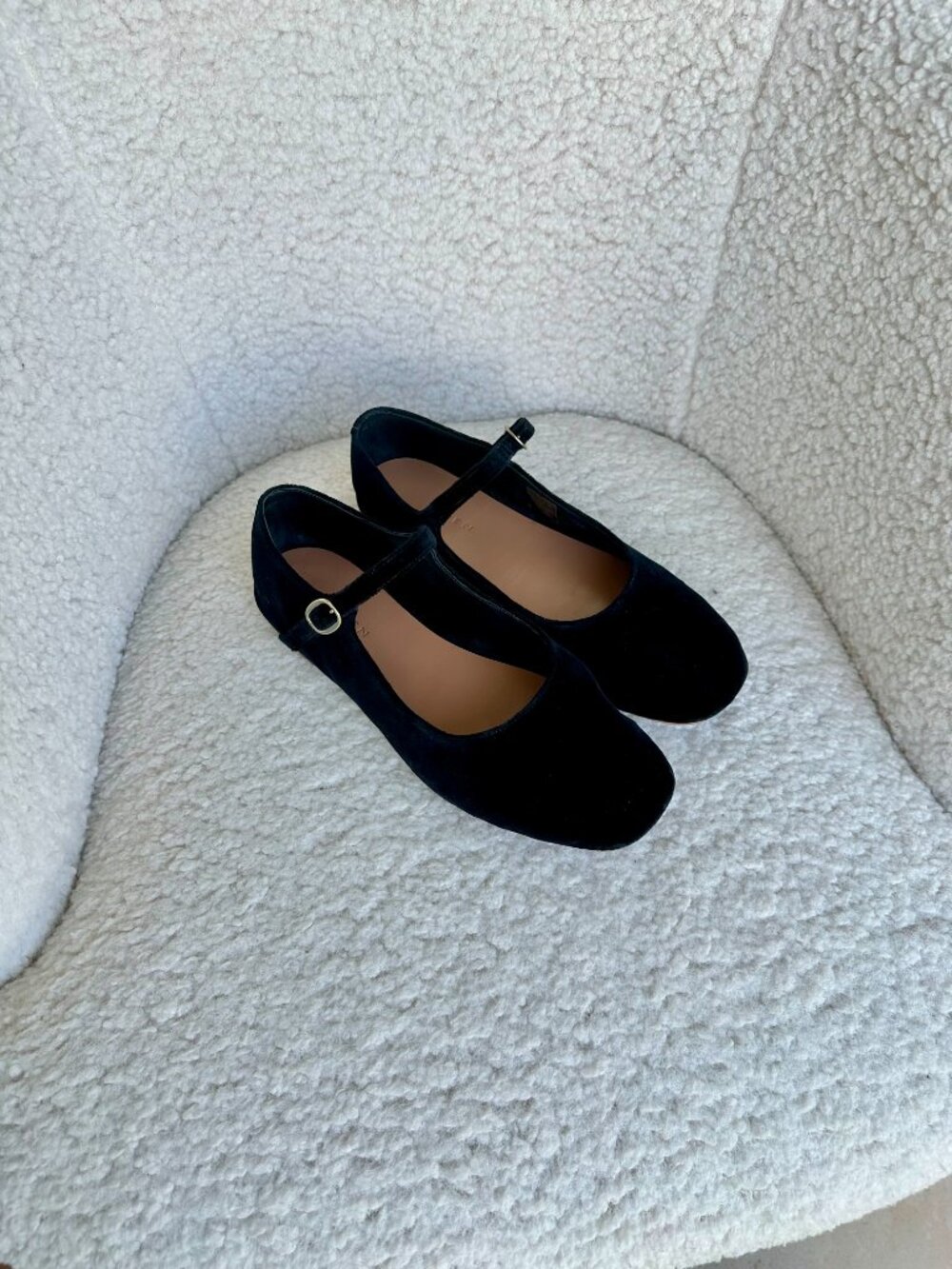 Doen Black Velvet Mary Jane Size 40/10 - Picture 3 of 5